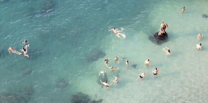 Amalfi Coast blue waters
