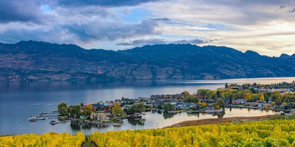 Okanagan Lake,Kelowna, British Columbia, Canada